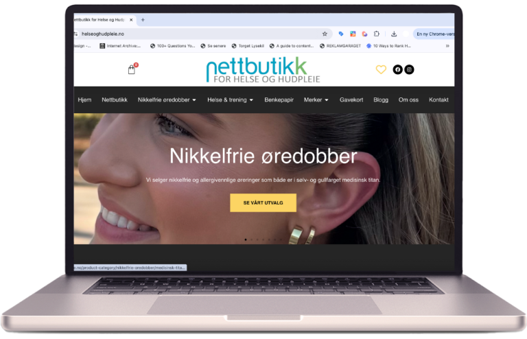 Nettbutikk for Helse og Hudpleie
